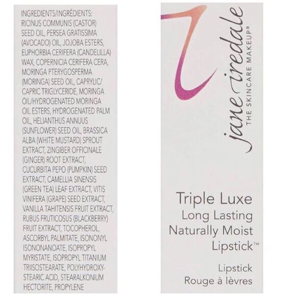 JANE IREDALE - NWT Triple Luxe Long-Lasting Naturally Moist Lipstick/“Natalie” - Picture 12 of 16